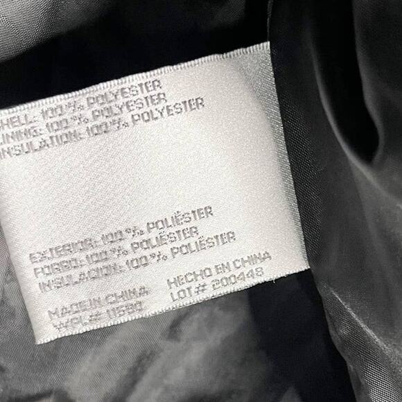 Weatherproof Womens Medium M Black Quilted Jacket Snap Zip Front Cinch Back - Picture 8 of 9